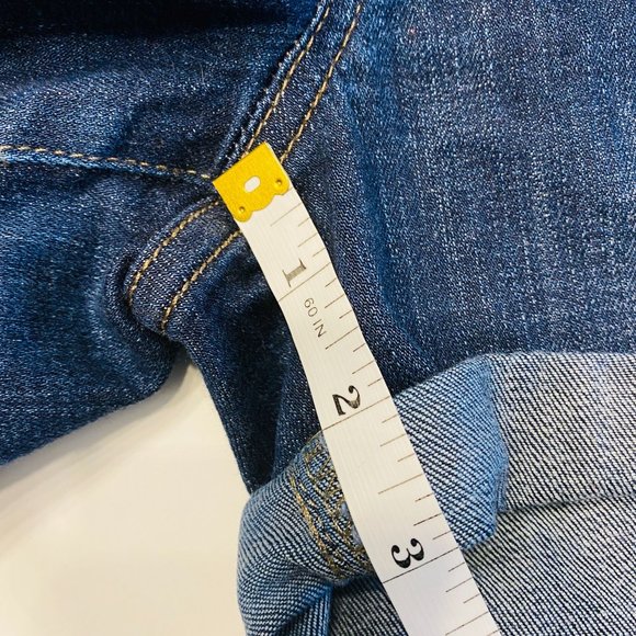 Joes Jeans Denim Shorts Women Roll Cuff Size 31 Waist - Picture 8 of 10